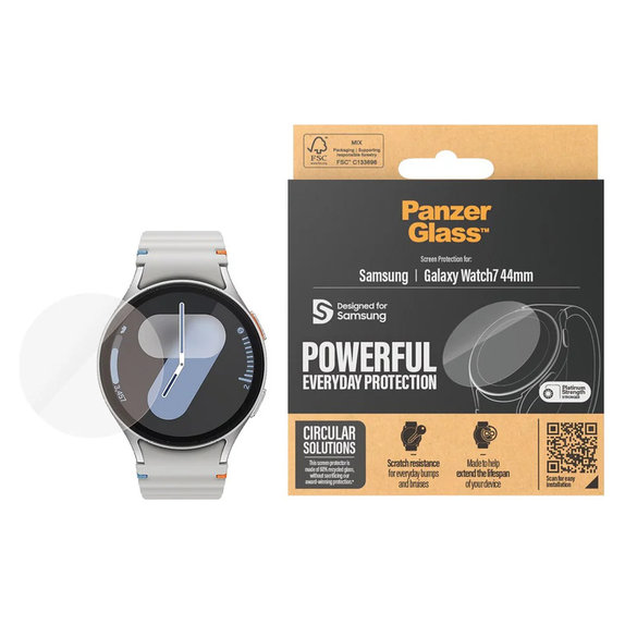 Tvrdené sklo UWF pre Samsung Galaxy Watch7 44 mm, Číra, PanzerGlass