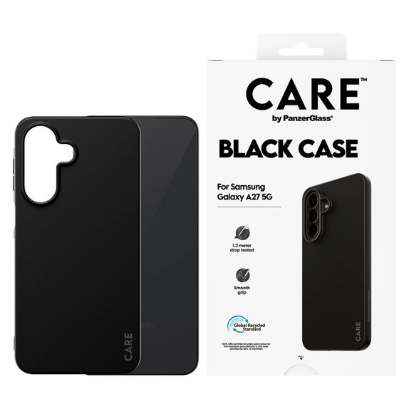 Puzdro TPU pre Samsung Galaxy A27, Čierna, PanzerGlass