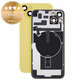 Sklo zadného housingu pre iPhone 14 Plus, Yellow, Pulled A