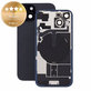 Sklo zadného housingu pre iPhone 15, Black, Pulled A