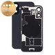 Sklo zadného housingu pre iPhone 16, Black, Pulled A