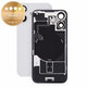 Sklo zadného housingu pre iPhone 16, White, Pulled A