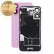 Sklo zadného housingu pre iPhone 16, Pink, Pulled A
