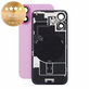 Sklo zadného housingu pre iPhone 16, Pink, Pulled A