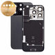 Sklo zadného housingu pre iPhone 16 Pro, Black Titanium, Pulled A