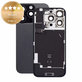 Sklo zadného housingu pre iPhone 16 Pro, Black Titanium, Pulled A