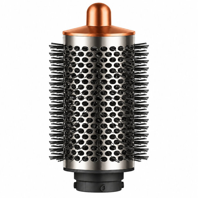 Veľká okrúhla kefa na objem pre Dyson Airwrap HS01, HS05, Nickel / Copper
