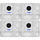 Vrecko do vysávača, 4 ks, Antibakteriálne a proti zápachu pre Ecovacs Deebot T-series, X-series