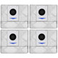 Vrecko do vysávača, 4 ks, Antibakteriálne a proti zápachu pre Ecovacs Deebot T-series, X-series