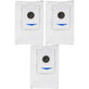 Vrecko do vysávača, 3 ks, Aktívne uhlie pre Ecovacs Deebot X2-series, X5-series