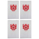 Vrecko do vysávača, 4 ks pre Miele Compact C1, Compact C2, Complete C1, S4, S6, S 241 - S 799
