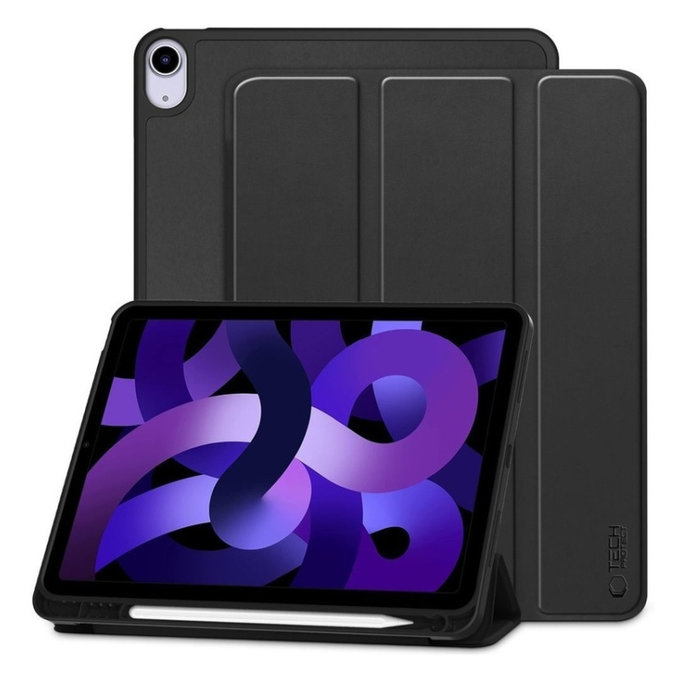 Puzdro Sc Pen pre iPad Air 10.9" 4 / 5 / 2020-2022 / 11" 6 / 7 / 8 / 2024-2026, čierna, Tech-Protect