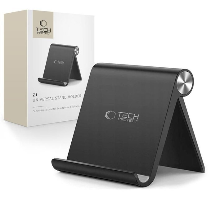 Stojan Z1 Universal Stand Holder Smartphone & Tablet, čierna, Tech-Protect