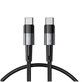 Kábel Ultraboost USB-C Cable PD 60W / 3A 25CM, sivá, Tech-Protect