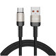 Kábel Ultraboost Evo USB-C Cable 100W/5A 200cm, Titanium, Tech-Protect