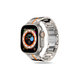Remienok Stainless Line pre Apple Watch 8 / 9 / 10 / 11 / Se / Ultra (44 / 45 / 46 / 49 mm), Titanium/Orange, Tech-Protect