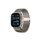 Remienok Milano pre Apple Watch 8 / 9 / 10 / 11 / Se / Ultra (44 / 45 / 46 / 49 mm), Titanium, Tech-Protect
