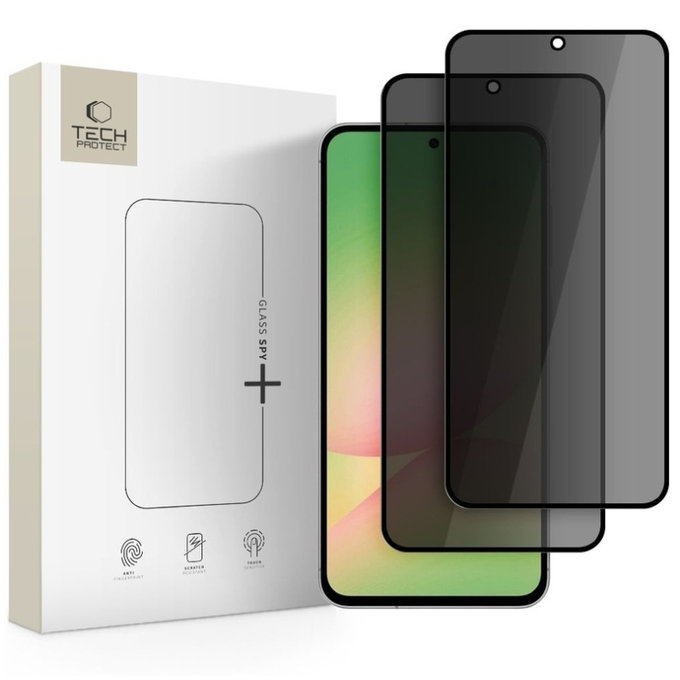 Privacy tvrdené sklo (2ks) Glass Spy+ pre Samsung A36 / A56 5G, privacy, Tech-Protect