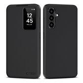 Puzdro Smart Wallet pre Samsung A56 5G, Matte Black, Tech-Protect