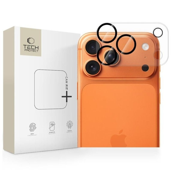Ochrana kamery Cam Fit+ pre iPhone 17 Pro, číra, Tech-Protect