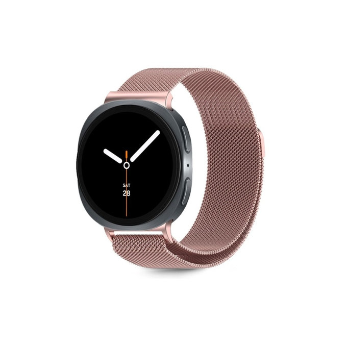 Remienok Milaneseband pre Samsung Watch 8 / 9 / Classic (40 / 44 / 46 mm), Rose Gold, Tech-Protect