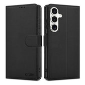 Puzdro Wallet pre Samsung S25 FE, čierna, Tech-Protect