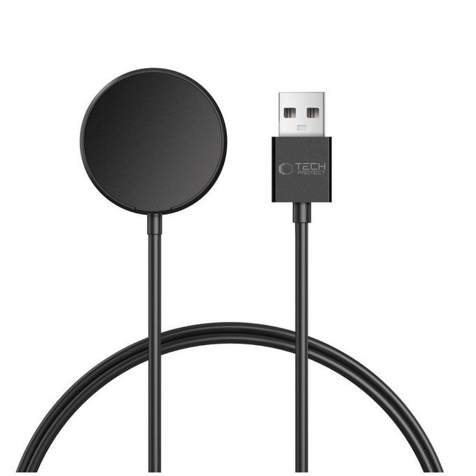 Kábel MC03 Ultraboost Magnetic Charging USB Cable 100cm pre Samsung Watch, čierna, Tech-Protect