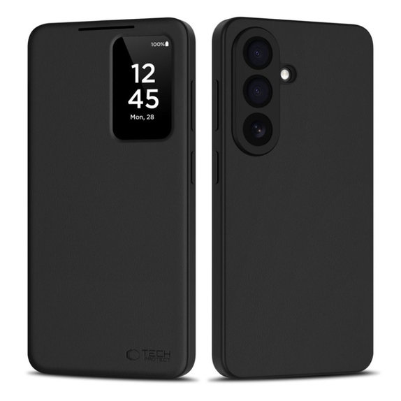 Puzdro Smart Wallet pre Samsung S26, Matte Black, Tech-Protect