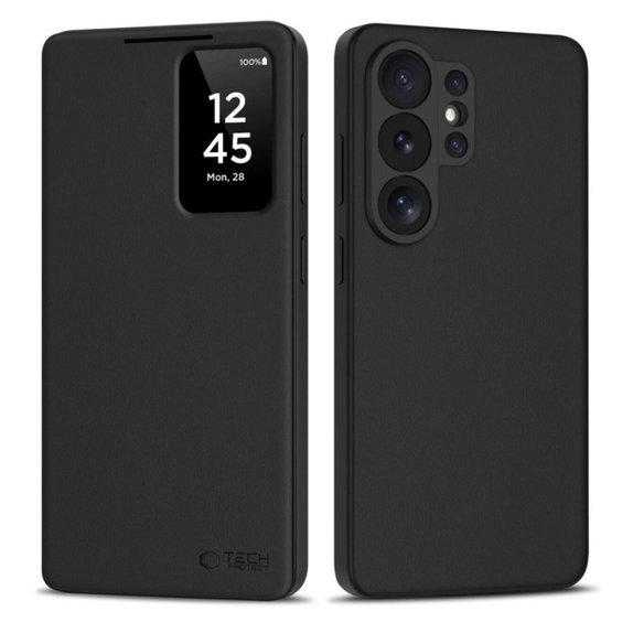 Puzdro Smart Wallet pre Samsung S26 Ultra, Matte Black, Tech-Protect