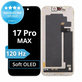 Displej Soft OLED 120Hz pre iPhone 17 Pro Max, Dotykové sklo s rámom, FixPremium PRO