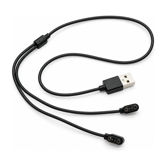Magnetická nabíjačka 2PIN 2v1 pre Bluetooth okuliare, hodinky a slúchadlá