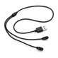 Magnetická nabíjačka 2PIN 2v1 pre Bluetooth okuliare, hodinky a slúchadlá