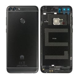 Huawei P Smart FIG-L31 - Batériový Kryt + Senzor Odtlačku Prsta (Black) - 02351TEF, 02351STS, 02352NCC Genuine Service Pack
