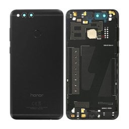 Huawei Honor 7X BND-L21 - Batériový Kryt + Senzor Odtlačku Prsta (Black) - 02351SDK, 02351SBM Genuine Service Pack