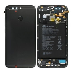 Huawei Honor 8 Pro DUK-L09 - Batériový Kryt + Batéria (Black) - 02351FVM Genuine Service Pack
