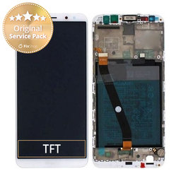 Huawei Mate 10 Lite RNE-L21 - LCD Displej + Dotykové Sklo + Rám + Batéria (Prestige Gold) - 02351QXU, 02351QEY Genuine Service Pack