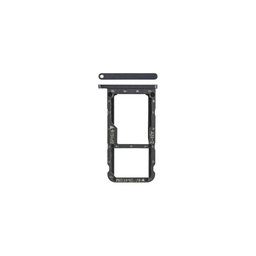 Huawei P20 Lite - SIM/SD Slot (Midnight Black) - 51661HKK Genuine Service Pack