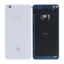 Huawei P9 Lite (2017), Honor 8 Lite - Batériový Kryt + Senzor Odtlačku (White) - 02351FVR, 02351DLW Genuine Service Pack