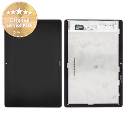 Huawei MediaPad T5 10.1 - LCD Displej + Dotykové Sklo + Rám (Black) - 02352DPC, 02352DPT Genuine Service Pack