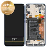 Huawei P Smart Z, Y9 Prime (2019) - LCD Displej + Dotykové Sklo + Rám + Batéria (Sapphire Blue) - 02352RXU Genuine Service Pack
