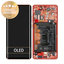 Huawei P30 Pro - LCD Displej + Dotykové Sklo + Rám + Batéria (Amber Sunrise) - 02352PGK Genuine Service Pack
