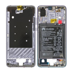 Huawei P20 - Stredný Rám + Batéria (Twilight) - 02351WMP Genuine Service Pack