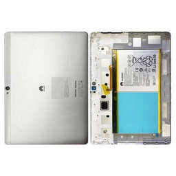 Huawei MediaPad M2 10.0 - Batériový Kryt + Batéria (Moonlight Silver) - 02351PGS, 02351FMT, 02350NXP, 02351CWE