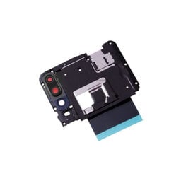 Huawei P Smart Z - Krytka Základnej Dosky + Sklíčko Zadnej Kamery (Midnight Black) - 02352RRQ Genuine Service Pack