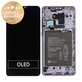 Huawei Mate 30 - LCD Displej + Dotykové Sklo + Rám + Batéria (Space Silver) - 02353EEG