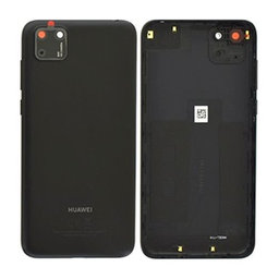 Huawei Y5p - Batériový Kryt + Sklíčko Zadnej Kamery (Midnight Gray) - 97070XVD Genuine Service Pack