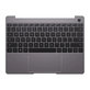 Huawei MateBook 13 2020 - Kryt C (Armrest) + Klávesnica + Touchpad UK Verzia (Space Gray) - 02353MAW