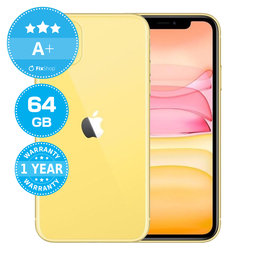 Apple iPhone 11 Yellow 64GB A+ Refurbished