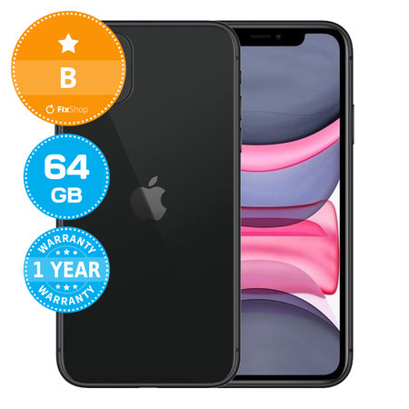 Apple iPhone 11 Black 64GB B Refurbished