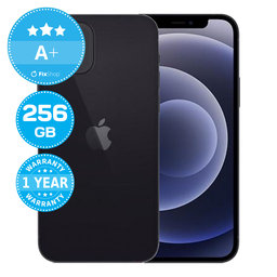 Apple iPhone 12 Black 256GB A+ Refurbished